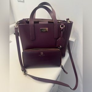 Kate Spade purse with matching wallet